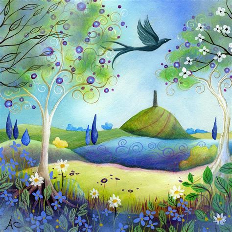 earth angels art art and illustrations by amanda clark helloo spring equinox