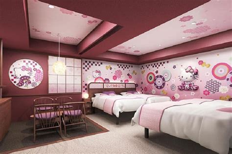 Hello Kitty Fans Can Now Dream In Pink Hotel Rooms