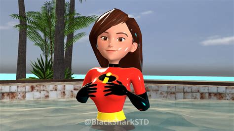 Elastigirl In The Pool [18 20] By Blacksharkstd On Deviantart