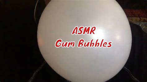 Asmr Blowing Big Bubbles On Top Of Bubbles And Busting Bubbles Sounds
