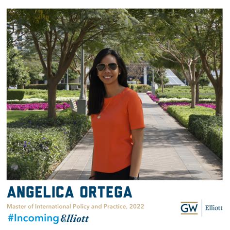 Incomingelliott Angelica Ortega Elliott School Office Of Graduate