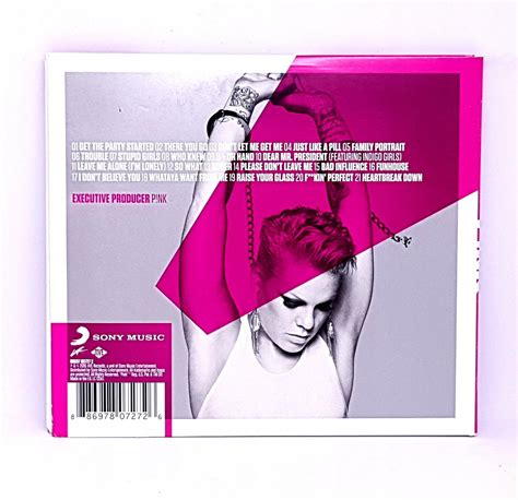 Pink Greatest Hits So Far Cd Album 7411105519 Oficjalne