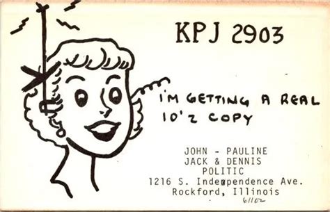 Vintage Qsl Ham Cb Amateur Radio Cards Random Illinois Lot Of 4 497 1399 Picclick