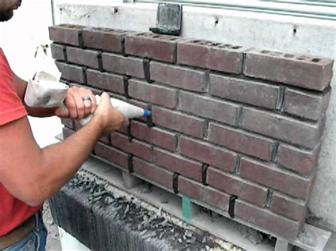 This Video Show The Process Of Masonry Tuck Pointing A Brick Wall Using