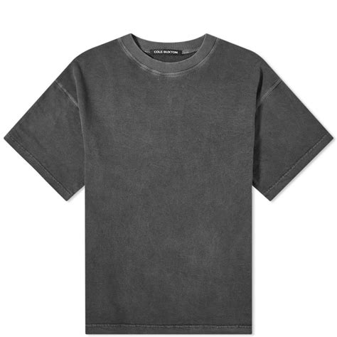 Cole Buxton Warm Up T Shirt Washed Black End