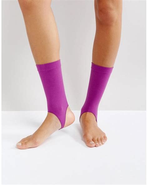 Lyst Asos Stirrup Ankle Socks In Pink