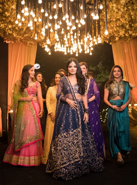 Indian Sangeet Inspiration On Witty Vows Indian Wedding Bridesmaids