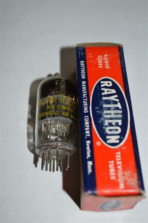 Vintage Raytheon 6an8 Nos Vacuum Tube Tested Exc Ebay