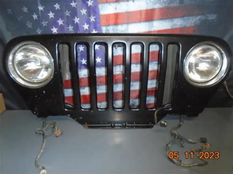 Jeep Wrangler Tj 1997 2006 Front Grille Grill Black Px8 Paint Code 2004