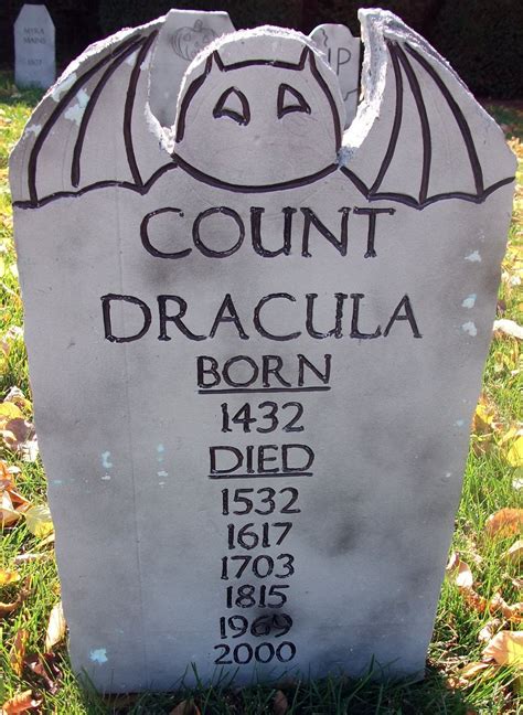 Funny Count Dracula Tombstone Image 1170×1600 31 Days Of