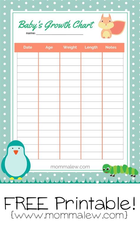 Baby Growth Chart Pdf Fileprintable Uk Ubicaciondepersonascdmxgobmx