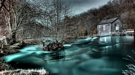 Old River Mill Nature Mills Old Rivers Hd Wallpaper Peakpx