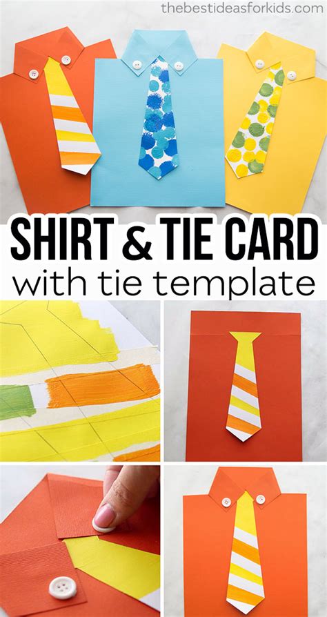 Print the card template on any cardstock color you'd like for the shirt. Tie Template - The Best Ideas for Kids