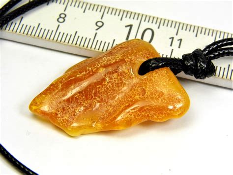 Natural Genuine Real Baltic Amber Stone Endant Necklace 57 Grams 19