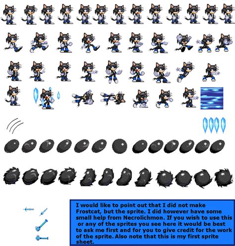 Frost The Cat Sprites By Eramthgin 1027501 On Deviantart