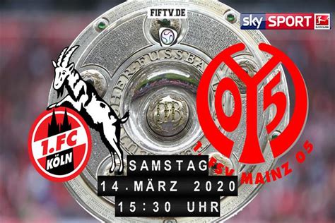 Wenn die oberen noch irgendwas zu melden haben muss man jetzt. 1.FC Köln - FSV Mainz 05 | FussballimTV.de