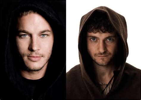 Travis Fimmel And George Blagden From The History Channels Vikings