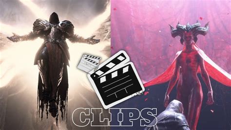 Diablo 4 Inarius Vs Lilith Battle Hell Scene Cinematic Clips Youtube