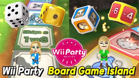 wii party board game island gameplay mal vs rachel vs gabi vs shinta expert com wii파티