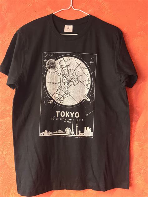 Printed Tshirt Tokyo Etsy