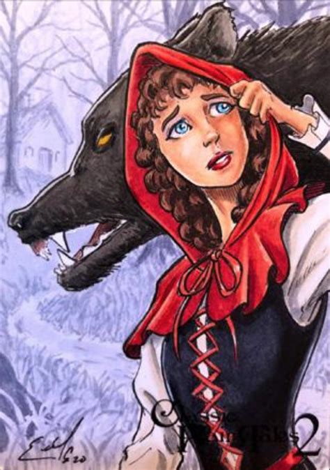 little red riding hood and the big bad wolf in the classic fairy tales classic fairy tales some