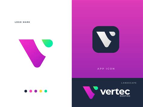Vertec Roofing Logo V Modern Initial Letter Logo Design By Freelancer