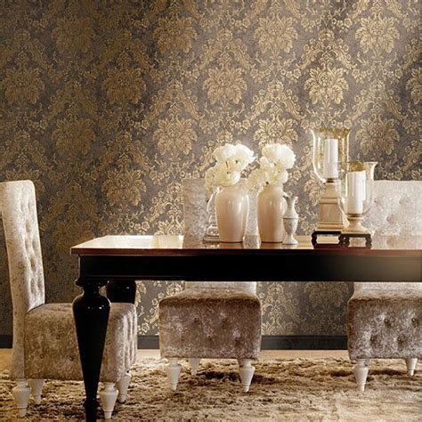 Galerie Wallcoverings Wallpaper Collections Decor Gold Damask