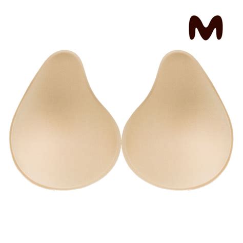2pcs Breast Forms Enhancer Sponge Fake Boobs Bra Tits Nipples Removable