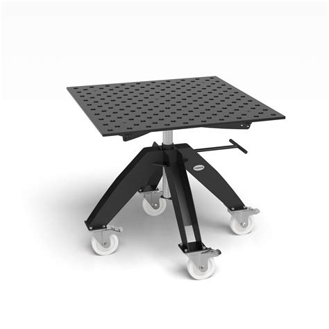 Rotating Table Height Adjustable Portable Incl Perforated Plate