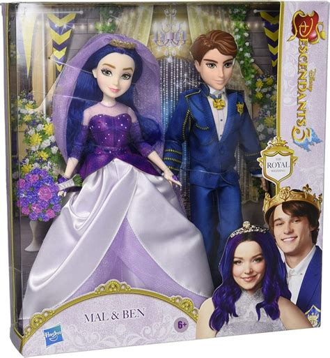 Available in png and svg formats. Disney Descendants Royal Wedding doll set with Mal and Ben ...