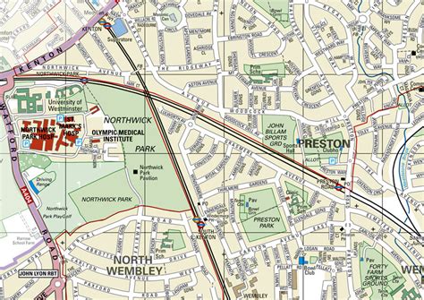 Brent London Borough Map I Love Maps
