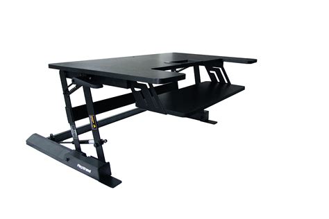 Height Adjustable Elevating Standing Desk Converter, 36" Wide Stand Up