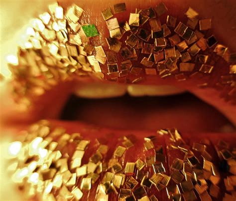 Gold Glitter Lips By Serenitystyles On Deviantart