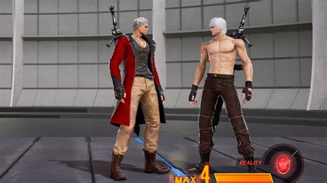 These Red And Black Coat Donte And Shirtless Dante Mods In MvCI Look