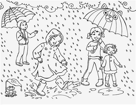Great rainy day Coloring Page - Free Printable Coloring Pages for Kids
