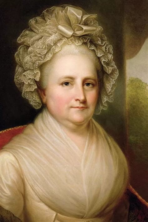 Portrait Of Martha Washington Art Print By Rembrandt Peale Icanvas