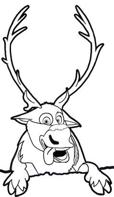 Some of the coloring page names are sven at his barn online sven reindeer book frozen sven and anna star sven from disney movie frozen sven from. sven the reindeer coloring pages - Google Search ...