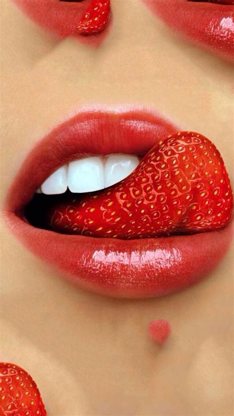 Strawberry Tongue Lip Wallpaper Beautiful Lips Lip Art