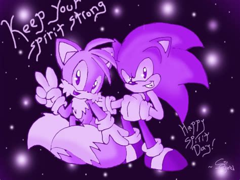 Sonic And Tails Spirit Day By Sonicsketch On Deviantart