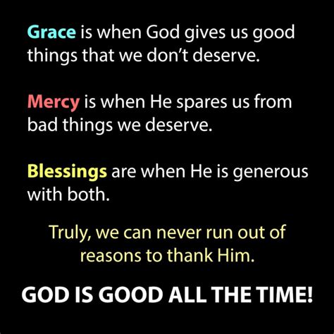 Thank God For His Grace And Mercy Quotes Romona Bartels