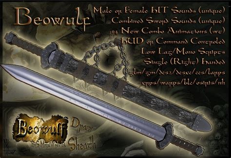 Beowulf Sword Drawing