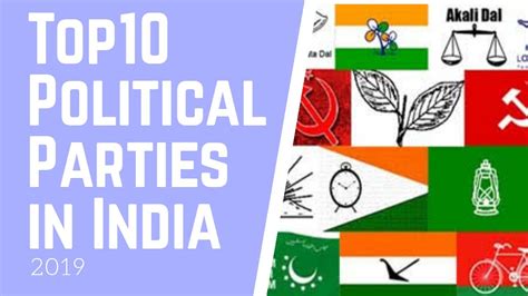 Top 10 Political Parties In India 2019 Indias Leading Parties Youtube