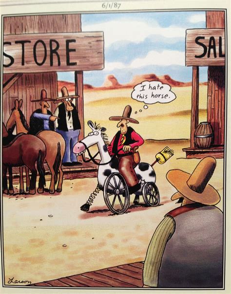 Gery Larson Cowboys Funny Cartoon Pictures Gary Larson Cartoons