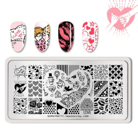 Born Pretty Nail Stamping Plates Template Images Overprint Phrase 10