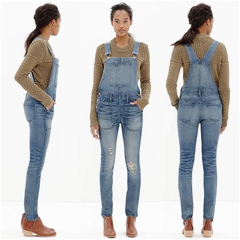 The Overalls We Tried On Are The Madewell Skinny Overalls In Adrian The Most Flattering