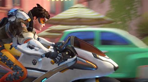 Overwatchs New Storm Rising Trailer Features Tracer On A Bike One