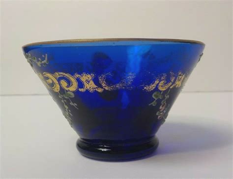 19th C Moser Art Glass Gilt Enamele Demitasse Cup And Saucer C 1885 1900 Ebay
