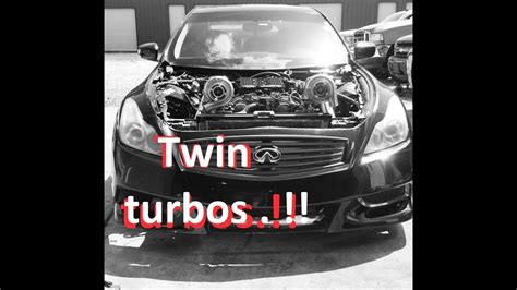 Twin Turbo Out The Hood G37s Youtube