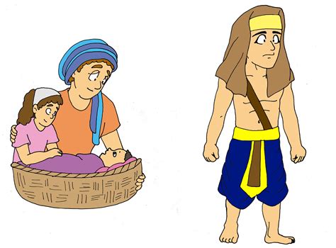 Mois S Beb Mois S Crecido En Casa Del Fara N Biblia Ilustraciones Faraon