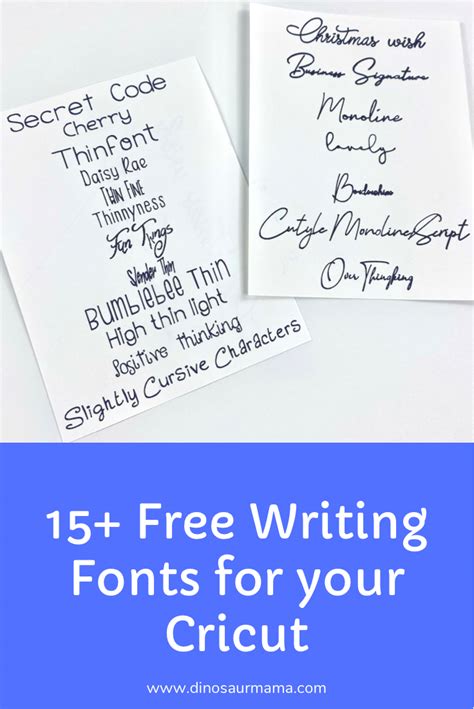 15 Free Cricut Writing Fonts For Pens Artofit
